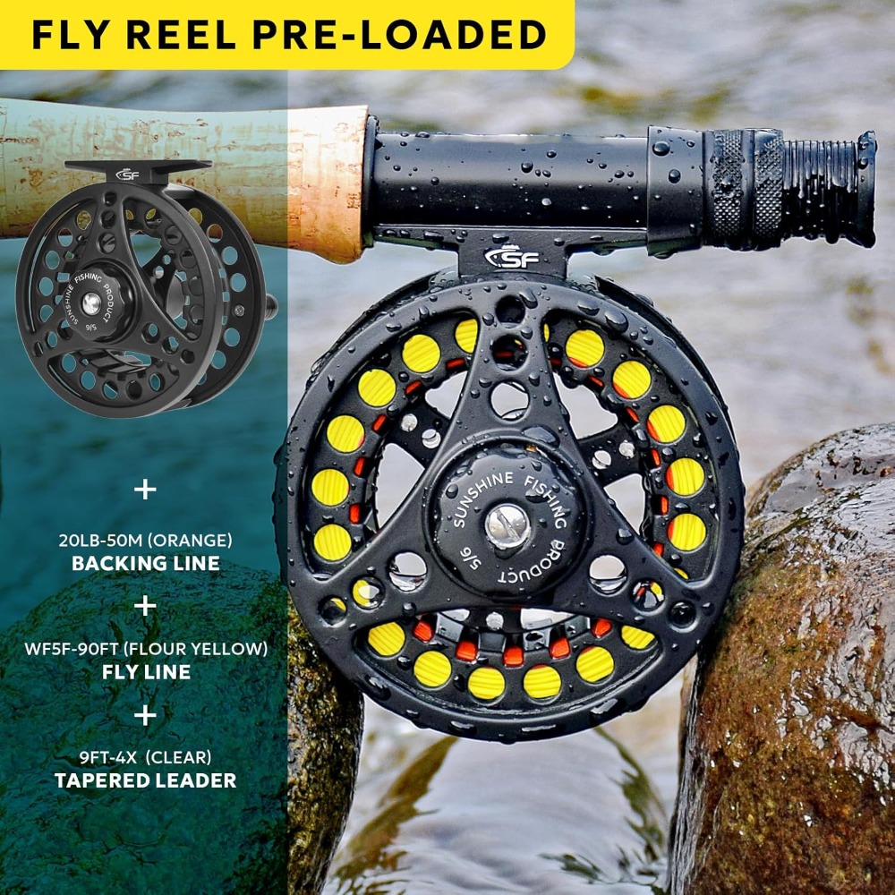 Fly Fishing Rod Combo Starter  - Reel Case のレビューと価格