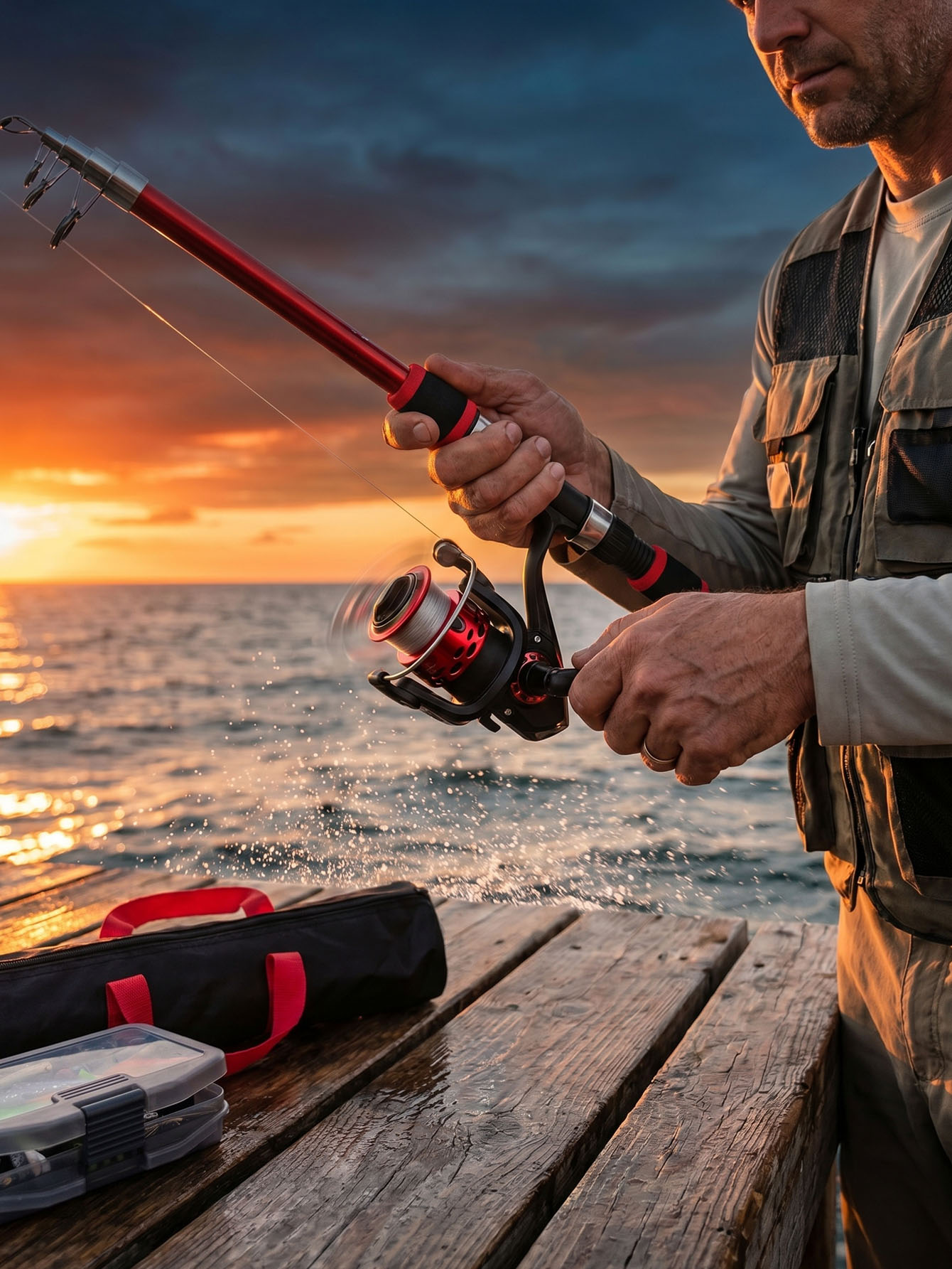 Fishing Rod Reel Combos Collap - Spincast Reel のレビューと価格