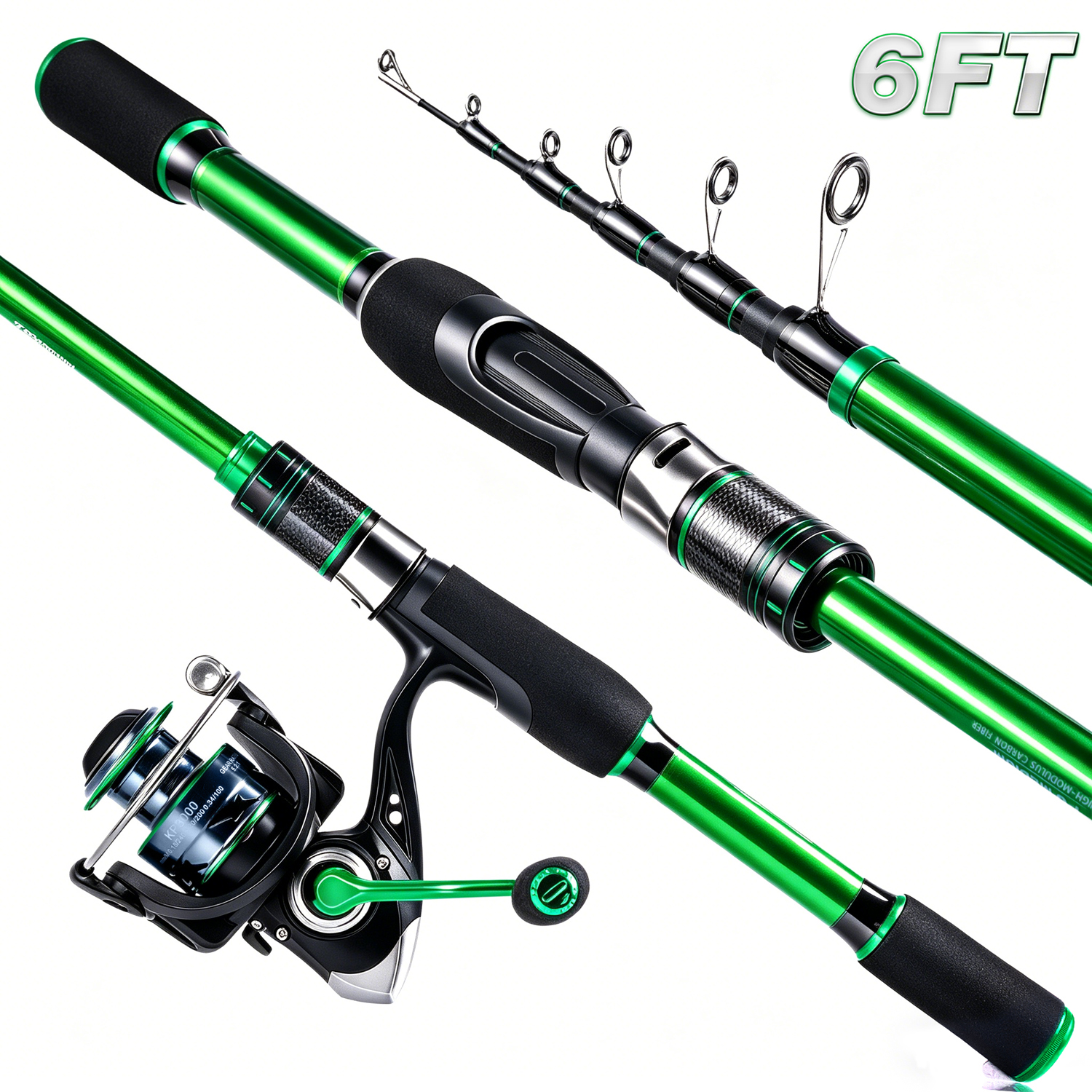 Graphite Telescopic Fishing Ro - Reel Bag のレビューと価格