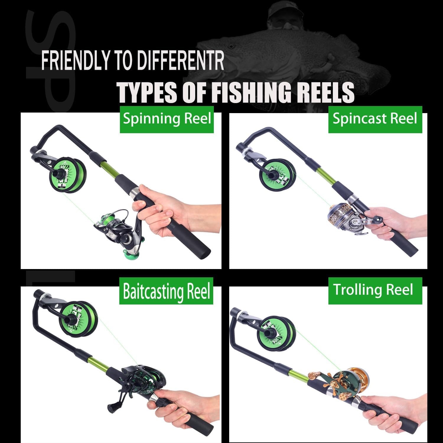 Fishing Line Spooler, Adjustab - Spinning Reel のレビューと価格