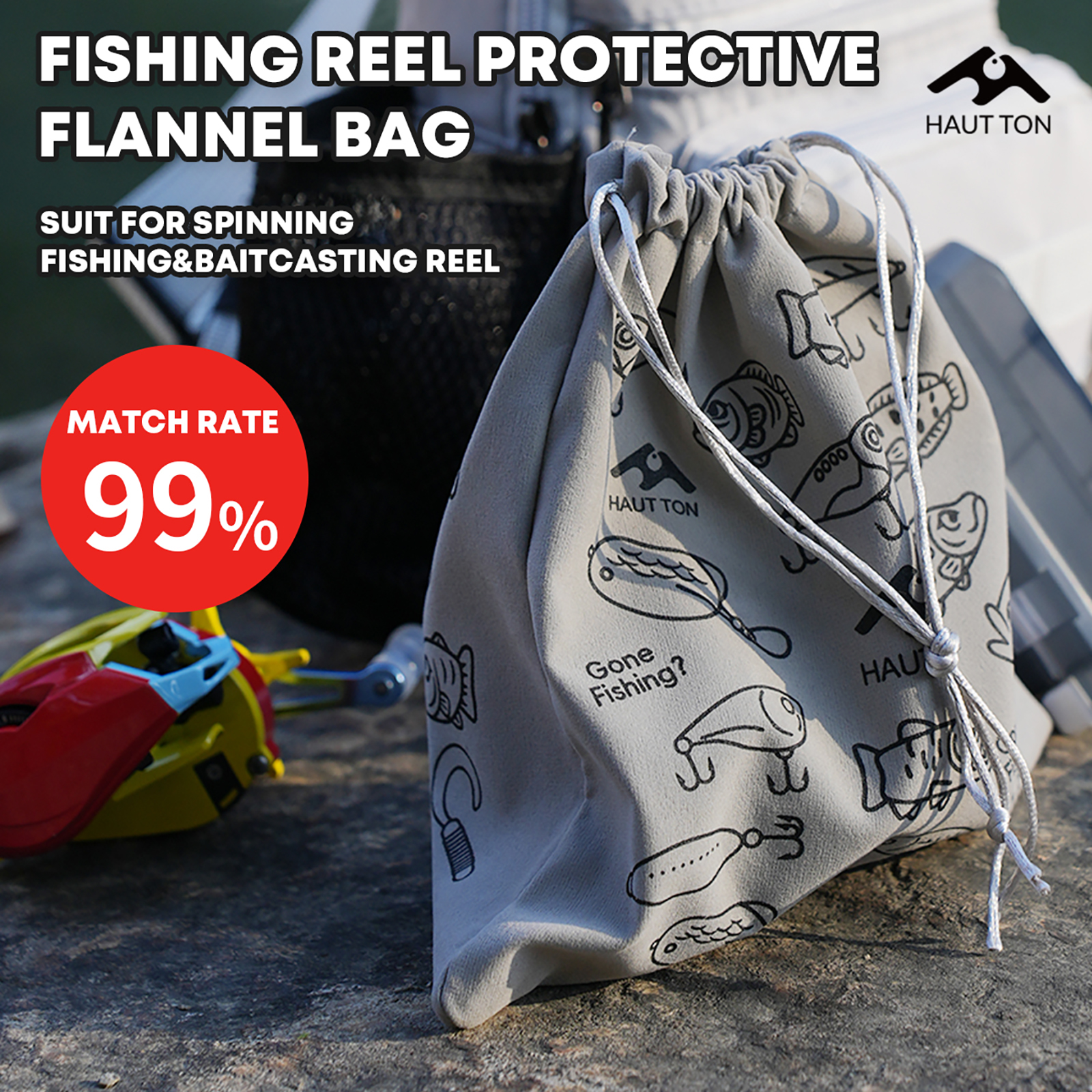 HAUT TON Fishing Reel Protecti - Spincast Reel のレビューと価格