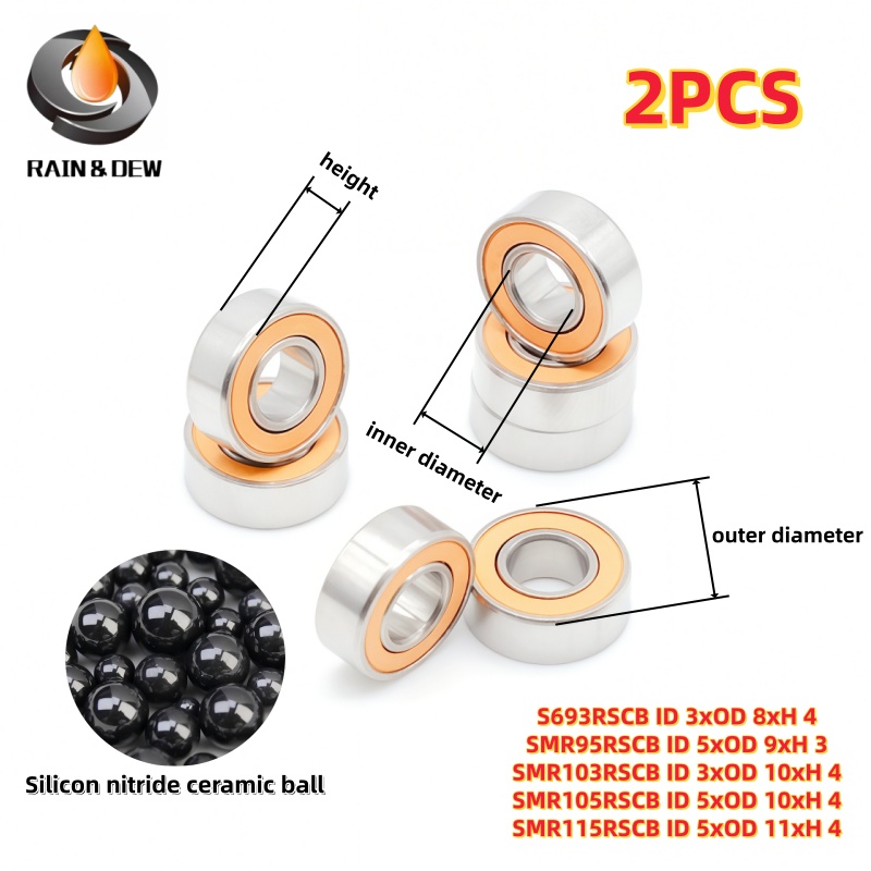 2PCS Miniature Ball Bearing 3x - Spinning Reel のレビューと価格